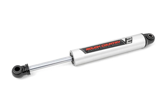 Rough Country V2 Steering Stabilizer - 2018-2025 Jeep Gladiator/Wrangler