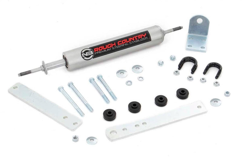 Load image into Gallery viewer, Rough Country N3 Steering Stabilizer - 1980-1998 Ford Bronco/F-150/F-250/more
