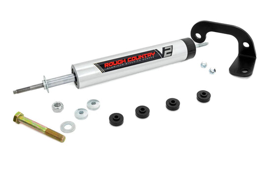 Rough Country V2 Steering Stabilizer, 4-6 Inch Lift - 1988-1998 Chevrolet K1500 & GMC K1500
