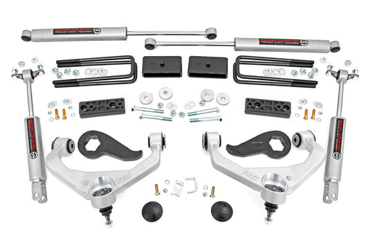 Rough Country 3 Inch Lift Kit - 2020-2026 Chevrolet Silverado 2500 HD/3500 HD & GMC Sierra 2500 HD/3500 HD