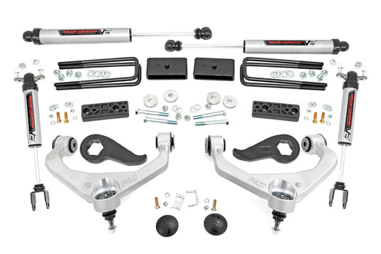 Rough Country 3 Inch Lift Kit, UCAs, V2 - 2020-2026 Chevrolet Silverado 2500 HD/3500 HD & GMC Sierra 2500 HD/3500 HD