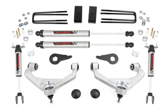 Rough Country 3.5 Inch Lift Kit, V2 - 2011-2019 Chevrolet Silverado 2500 HD/3500 HD & GMC Sierra 2500 HD/3500 HD