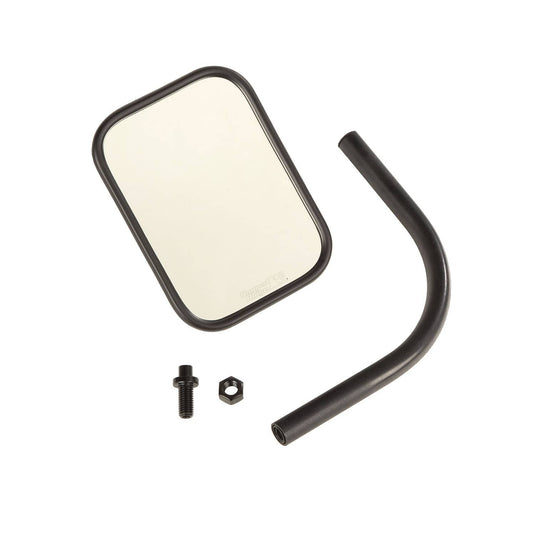 Rugged Ridge Single Rectangle Trail Mirror — 2018-2025 Jeep Gladiator/Wrangler - RGG-11025.24 - Absolute Autoguard
