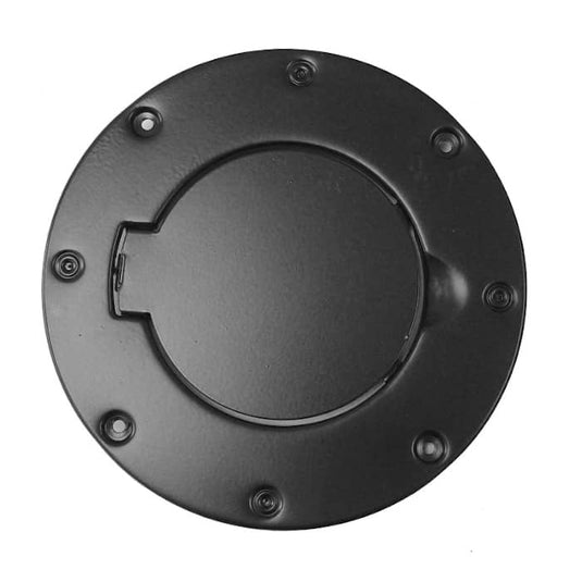 Rugged Ridge Gas Door Cover Black — 1997-2006 Jeep TJ/Wrangler - RGG-11229.01 - Absolute Autoguard