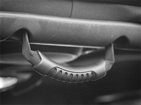 Rugged Ridge Rear Side Grab Handles — 2007-2018 Jeep Wrangler/Wrangler JK - RGG-13305.14 - Absolute Autoguard