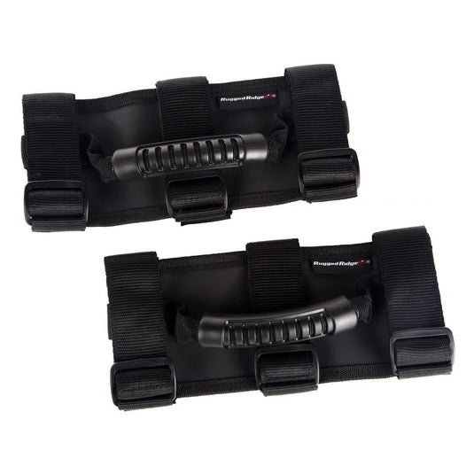 Rugged Ridge Ultimate Grab Handles — 1987-2025 Jeep Gladiator/Wrangler/Wrangler JK - RGG-13505.04 - Absolute Autoguard