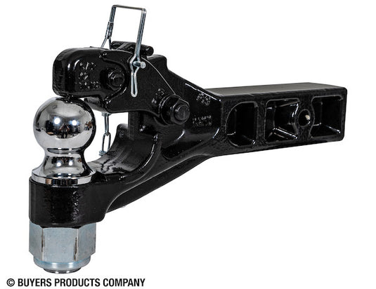 12 Ton Combination Hitch - 2-1/2 Inch Receiver, 2-5/16 Inch Ball