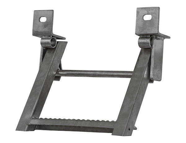 Load image into Gallery viewer, 1-Rung Black Retractable Truck Step with Nonslip Tread - 17.38 x 15 Inch
