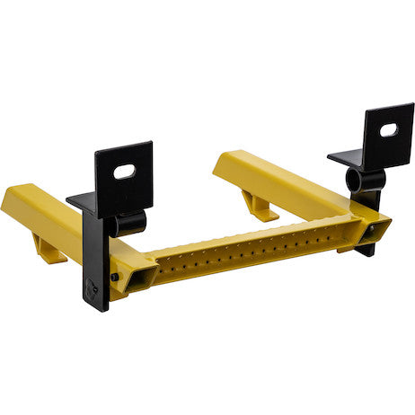 Load image into Gallery viewer, 1-Rung Yellow Retractable Truck Step with Nonslip Tread - 17.38 x 15 Inch
