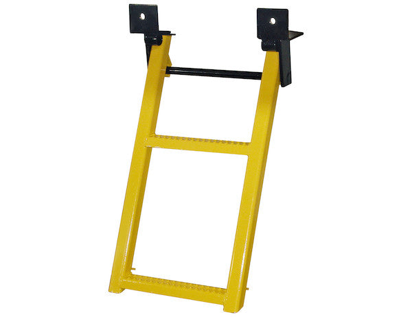 Load image into Gallery viewer, 2-Rung Stainless Retractable Truck Steps with Nonslip Tread - 17.38 x 30.25 Inch
