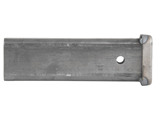 3 Inch Plain Receiver Tube - 12 Inch Shank