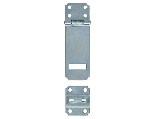Hinged Security Hasp - 1.46 x 3.47 Inch - Zinc Plated