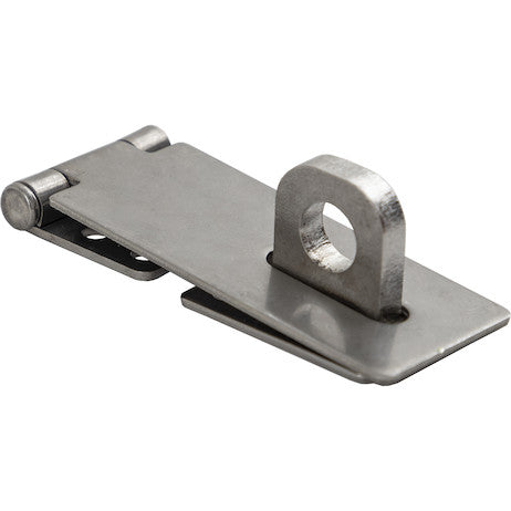 Load image into Gallery viewer, Zinc-Plated Steel Universal Heavy-Duty Hinged Security Hasp, 1.44"W x 4.63"L
