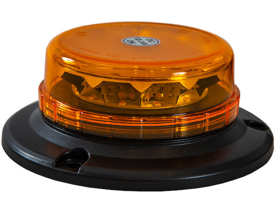 Low Profile 6 Inch by 2 Inch LED Beacon Strobe Light with Auxiliary Plug