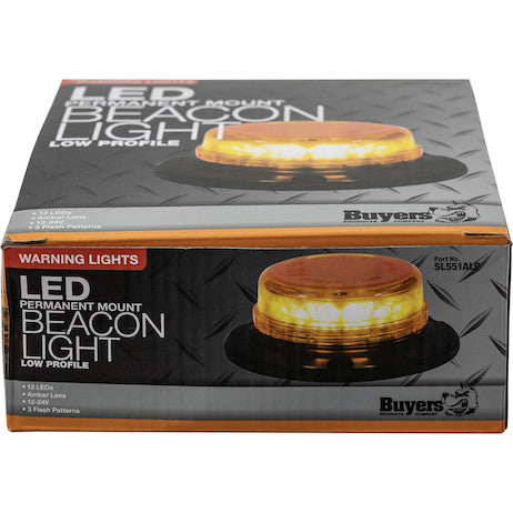 Load image into Gallery viewer, Low Profile 6 Inch by 2 Inch LED Beacon with Blunt Cut Leads
