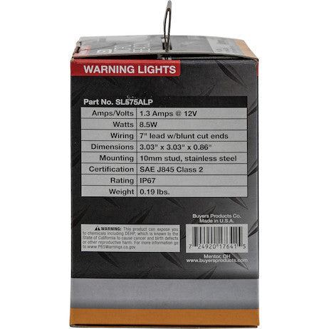 Class 2 LED Micro Beacon - Permanent Mount
