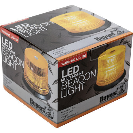 Load image into Gallery viewer, 6.5 Inch by 5 Inch Amber LED Beacon Light
