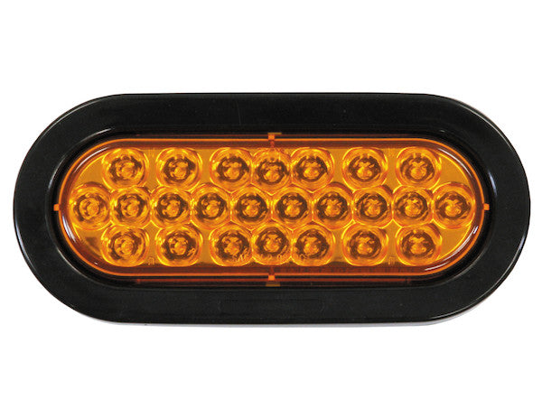 Load image into Gallery viewer, 6 Inch Clear Oval Recessed Strobe Light With 24 LED
