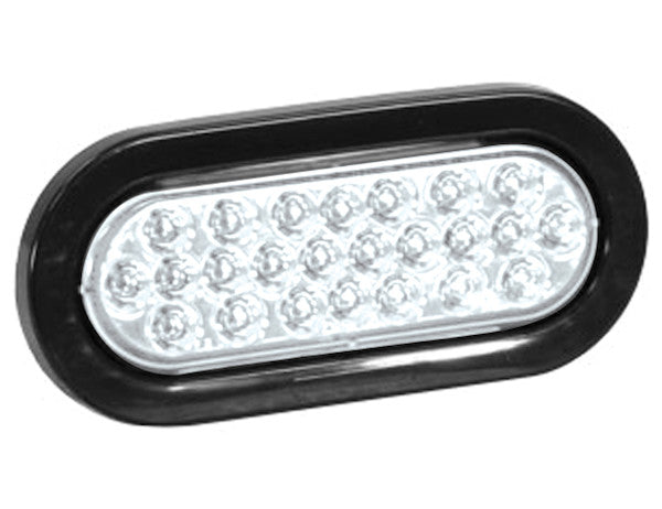 Load image into Gallery viewer, 6 Inch Clear Oval Recessed Strobe Light With 24 LED
