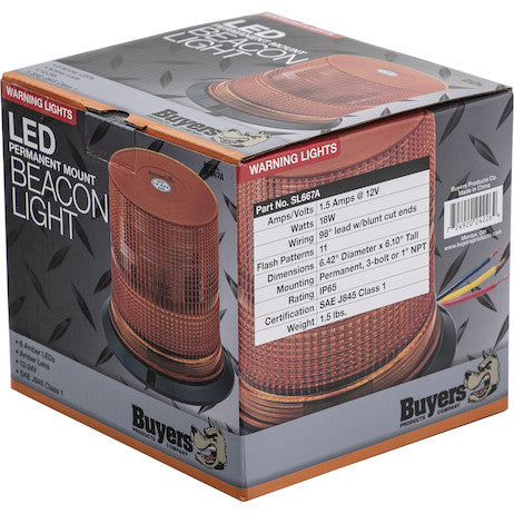 Load image into Gallery viewer, Class 1 6.1 Inch Tall LED Amber Beacon Light
