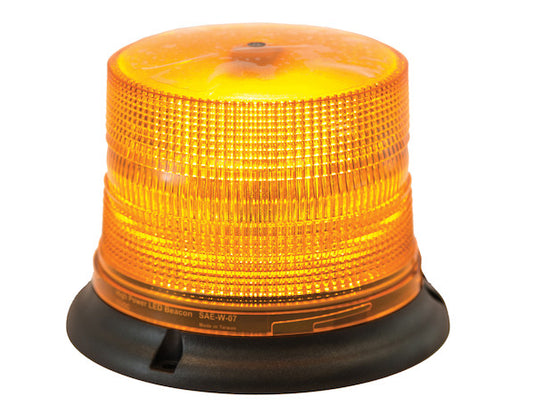 6.5 Inch by 5 Inch Programmable LED Strobe Beacon with Auxiliary Plug