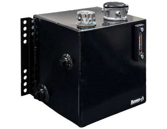 15 Gallon Side Mount Steel Hydraulic Reservoir With 25 Micron Filter