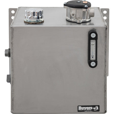 Load image into Gallery viewer, 15 Gallon Stainless Steel Bulkhead Hydraulic Reservoir With 10 Micron Filter
