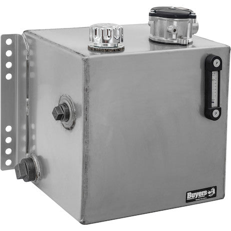 15 Gallon Stainless Steel Bulkhead Hydraulic Reservoir With 25 Micron Filter