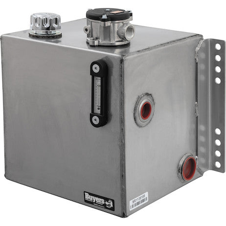 Load image into Gallery viewer, 15 Gallon Stainless Steel Bulkhead Hydraulic Reservoir With 25 Micron Filter
