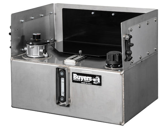 15 Gallon Stainless Steel Hydraulic Reservoir - Compact Version