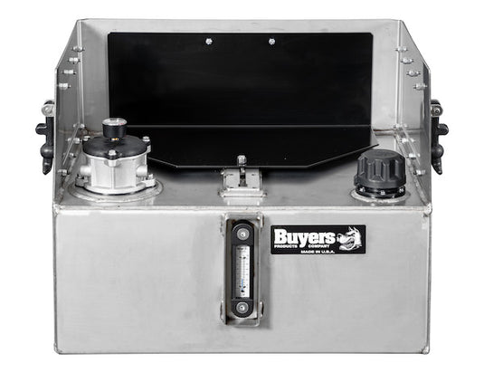 15 Gallon Stainless Steel Hydraulic Reservoir - Compact Version