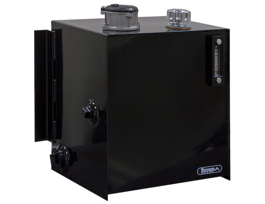 25 Gallon Side Mount Steel Hydraulic Reservoir With 10 Micron Filter