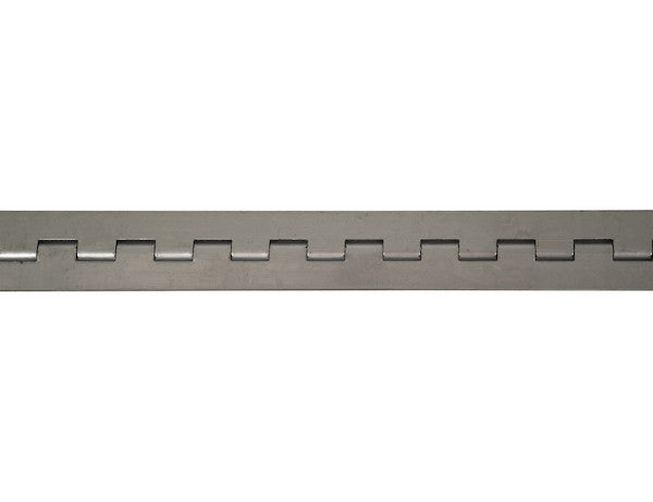 Load image into Gallery viewer, Stainless Continuous Hinge .062 x 72 Inch Long with 1/8 Pin and 1.5 Open Width

