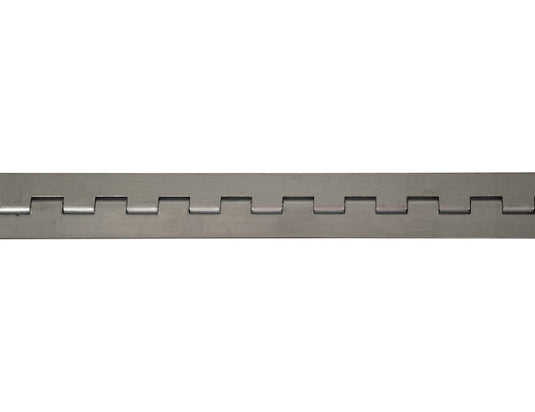 Stainless Continuous Hinge .075 x 72 Inch Long with 3/16 Pin and 2.0 Open Width
