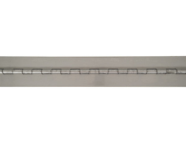 Load image into Gallery viewer, Stainless Continuous Hinge .062 x 72 Inch Long with 1/8 Pin and 1.5 Open Width
