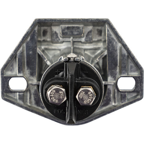 2-Way Die-Cast Zinc Trailer Connector -Truck Side - Horizontal Pin Arrangement