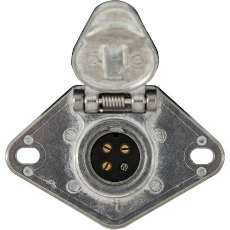 Load image into Gallery viewer, 4-Way Die-Cast Metal Trailer Connector -Truck Side
