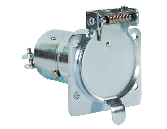 7-Way Stamped Zinc Trailer Connector - Truck Side