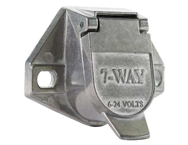Load image into Gallery viewer, 7-Way Die-Cast Metal Trailer Connector - Truck Side

