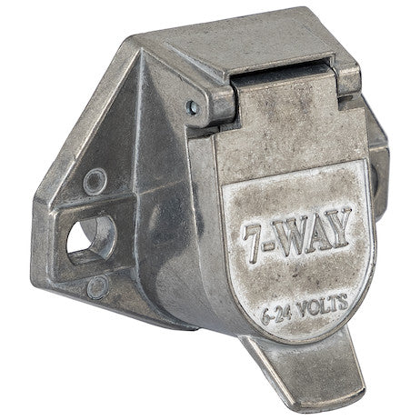 Load image into Gallery viewer, 7-Way Die-Cast Metal Trailer Connector - Truck Side
