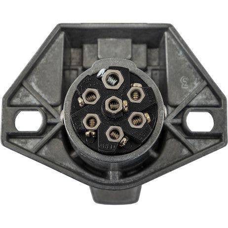 Load image into Gallery viewer, 7-Way Die-Cast Metal Trailer Connector - Truck Side
