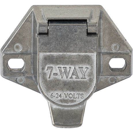 7-Way Die-Cast Metal Trailer Connector - Truck Side