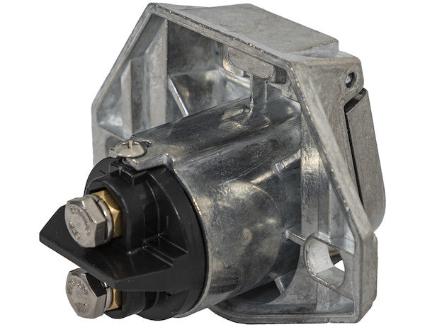 Load image into Gallery viewer, 2-Way Die-Cast Zinc Trailer Connector -Truck Side - Vertical Pin Arrangement
