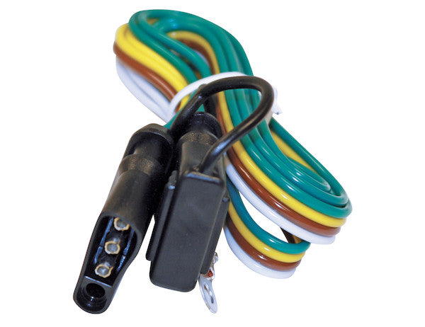 Load image into Gallery viewer, 48 Inch Prewired Loop with a 4-Way Flat Connector/Cap
