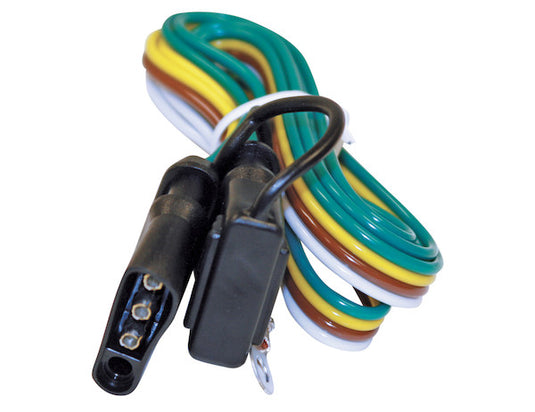 48 Inch Prewired Loop with a 4-Way Flat Connector/Cap