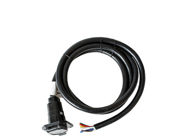 Load image into Gallery viewer, 7-Way Truck Side Flat Pin Trailer Connector
