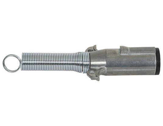 2-Way Die-Cast Zinc Trailer Connector -Trailer Side - Horizontal Pins with Spring
