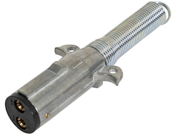 Load image into Gallery viewer, 2-Way Die-Cast Zinc Trailer Connector -Trailer Side - Vertical Pins with Spring
