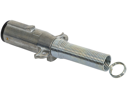 2-Way Die-Cast Zinc Trailer Connector -Trailer Side - Vertical Pins with Spring