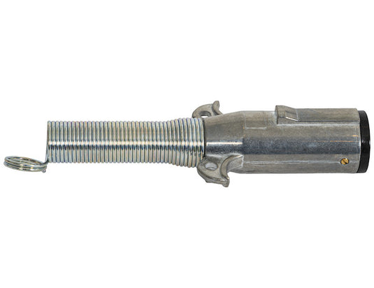 2-Way Die-Cast Zinc Trailer Connector -Trailer Side - Horizontal Pins with Spring